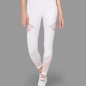 White lululemon high waisted leggings